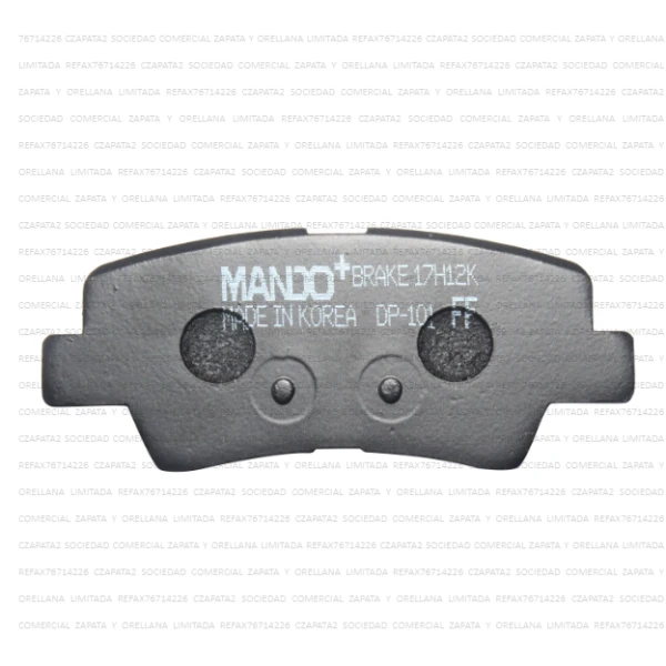 Jgos Pastillas Frenos Traseras Hyundai Rb 11-13 Mando
